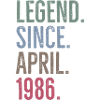 Legend Since April 1986