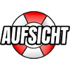 Aufsicht Schriftzug mit Rettungsring