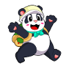 Panda as a student