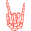Rock and Roll Skeleton