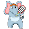 Elephant Tennis Racket