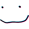 Crooked smile