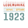 Légendaire Depuis Septembre 1923 Anniversaire