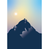 Berg Sonne
