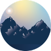 Mountains in a circle