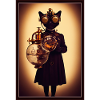 Chat steampunk