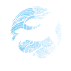 Koi carp blue waves