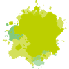 Splashes of green
