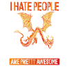 I hate people except dragons