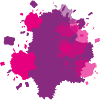 Farbklecks Rosa