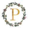 Couronne P Monogramme personnalisable