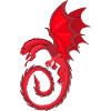 Two Headed Merlot Dragon