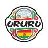 Oruro Bolivia Flag Badge Travel Souvenir Stamp