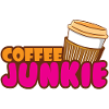 Coffee junkie addictive lovers