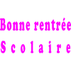 Bonne rentrée scolaire