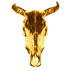 Golden Skull - Design - Statue