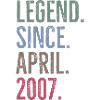 Legend Since April 2007