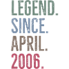 Legend Since April 2006