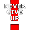 Never give up!