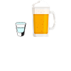 Schnaps statt Bier Schnapstrinker Geschenk