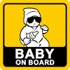 Cool baby on board