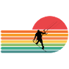 Cool Kitesurf Retro Design