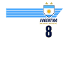 Argentina Albiceleste Football Fan Jersey