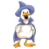 Duck Halloween Witch