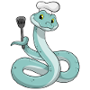 Snake Cook Spatula Cooking