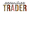 Securities Trader Leopard Print Funny