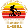 Unterschätze niemals einen alten Mann mit E Bike