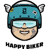 Happy biker - happy biker