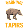 Avertissement Tapir Lowland Tapir