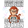 Videospiel Gaming Affe Zocken