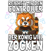 Videospiel Gaming Roter Panda Zocken
