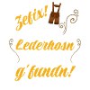 Trachtenshirt Herren Lederhosen