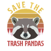 Funny raccoon lover