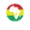 Giraffe Outline Africa Continent Map