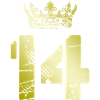 14 Number crown