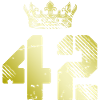 42 Number crown