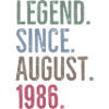 Legend Since August 1986