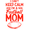 keep calm football mama