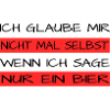 Nur ein Bier
