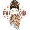 Fall Girl Leaves