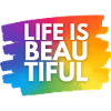 LIFE IS BEAUTIFUL rainbow