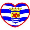 Le cœur du drapeau zélandais Zeeland