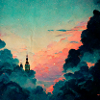 Fantasy Mystery Landscape Painting