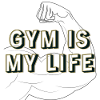 GYM IS MY LIFE
