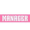 Feelgood manager tshirt rose noir