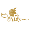 Team Bride Einhorn Geschenk